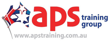Logo of APS Training Group, nationally accredited training based in Bundaberg East, Queensland.