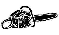 Chainsaw clipart